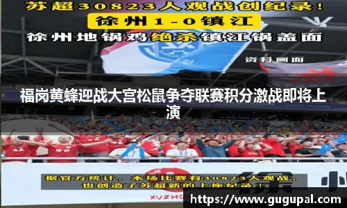福岗黄蜂迎战大宫松鼠争夺联赛积分激战即将上演
