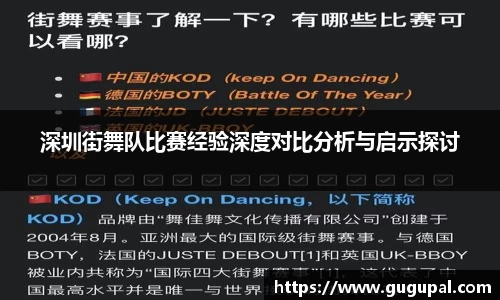 深圳街舞队比赛经验深度对比分析与启示探讨