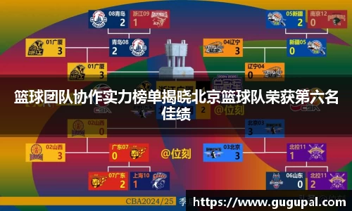 篮球团队协作实力榜单揭晓北京篮球队荣获第六名佳绩